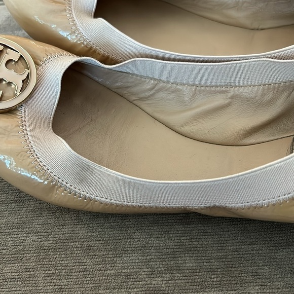 EUC Tory Burch Caroline Ballet Flats for Women Beige Size 7.5 - Picture 5 of 7